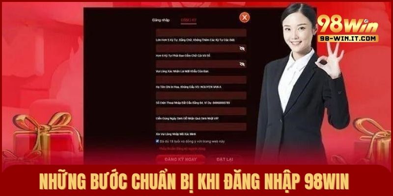 Những vấn đề quan trọng cần chuẩn bị để đăng nhập 98win một cách mượt mà